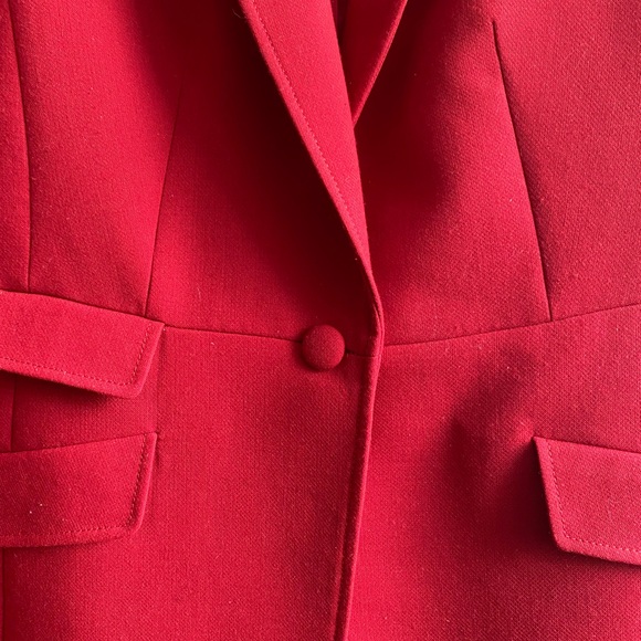 EUC Vintage Talbots Red Blazer - Picture 3 of 6